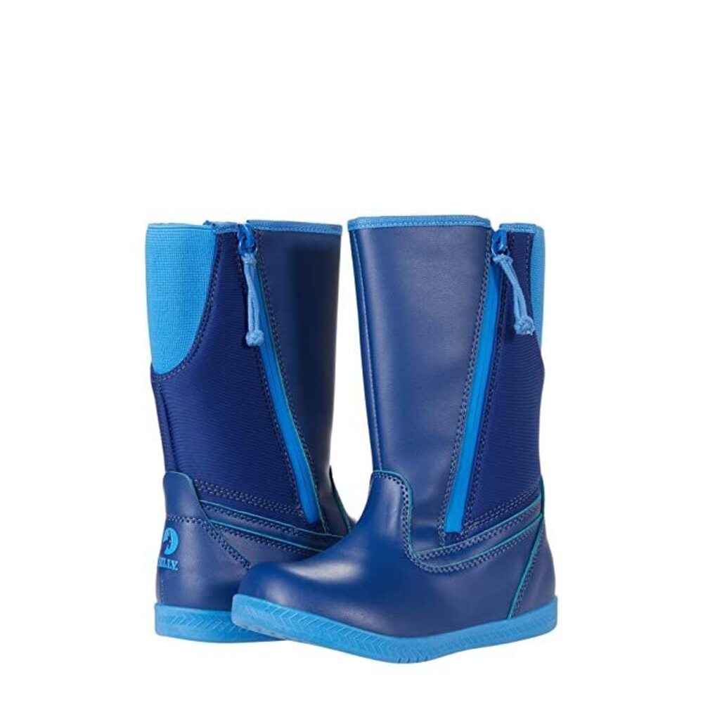 BILLY Footwear Rain (Little Kid/Big Kid) Navy/Royal 8 Big Kid M